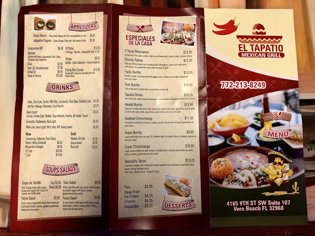 El Tapatio Mexican Grill Menu - Image 4