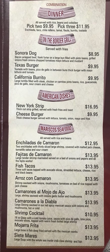 El Tapatio Mexican Grill Menu - Image 5
